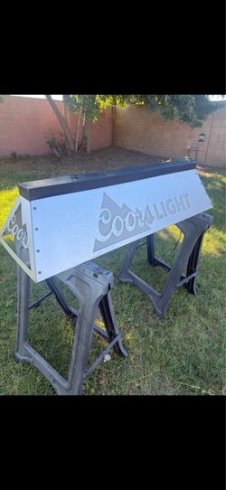 Coors pool table lamp