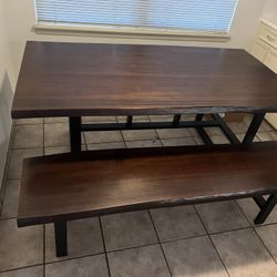 Dining Table & Bench