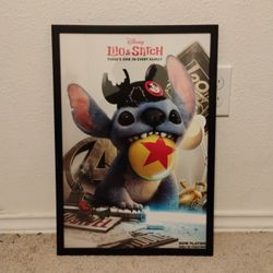 Lilo & Stitch Souvenir Poster (FRAMED)
