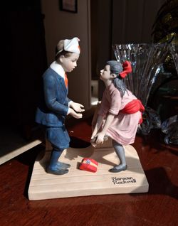 Norman Rockwell First Dance Porcelain Figurine