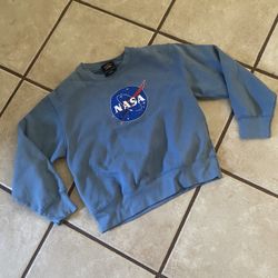 (A77)Kids NASA Sweatshirt Size L(10-12) Like Néw