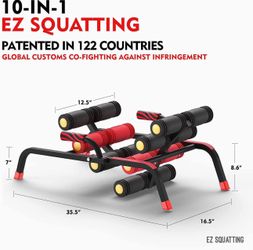 10 in 1 ez squatting exercise machine
