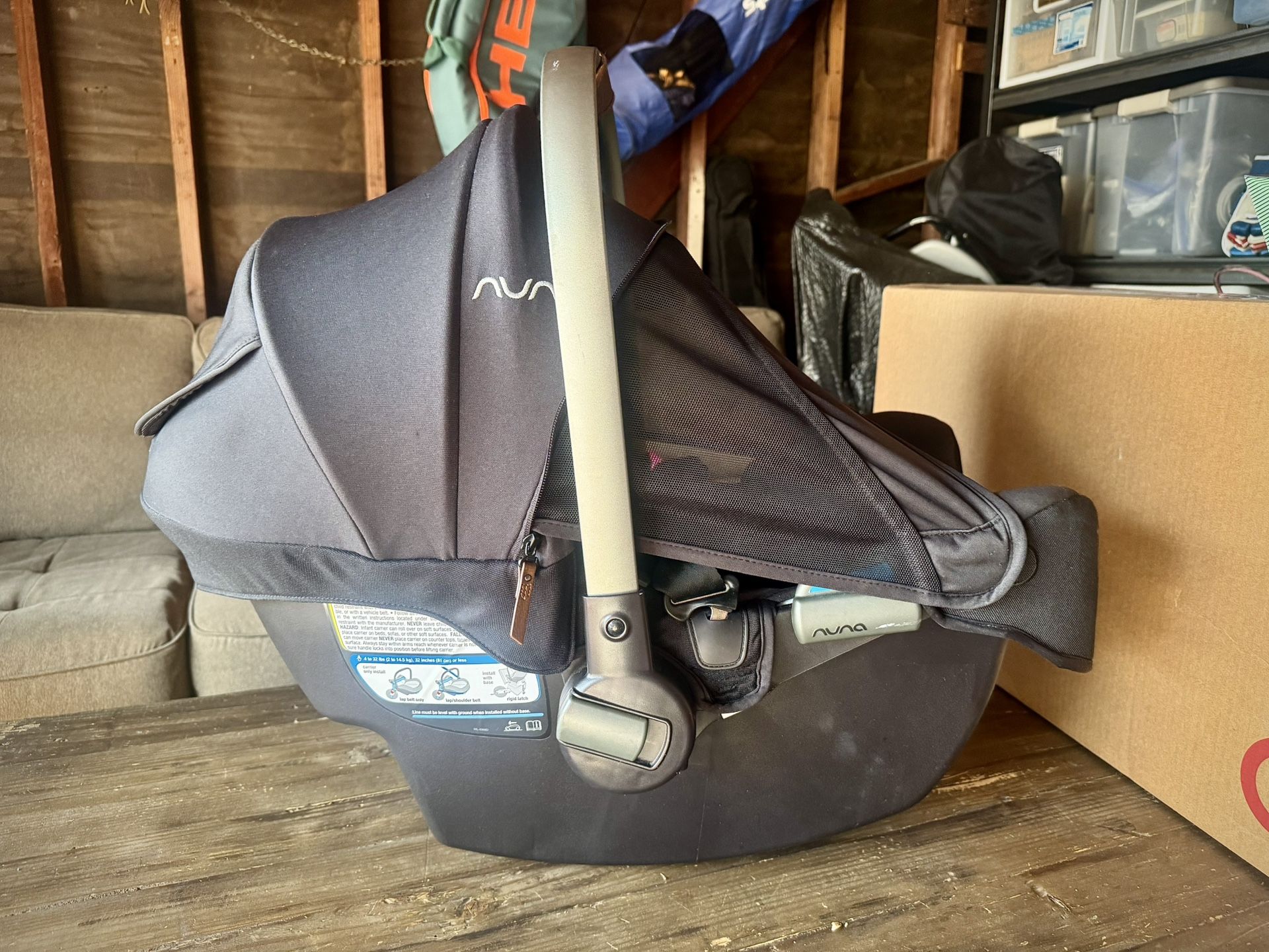 Nuna Pipa RX + Base + Stroller Adapter 