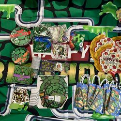 Ninja turtles birthday party decorations supplies.