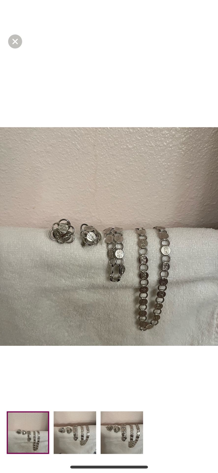 Silver Jewelry Set