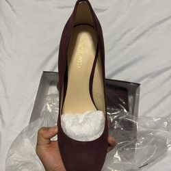 Red Nine West Wedges