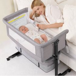 Baby crib, bedside sleeper