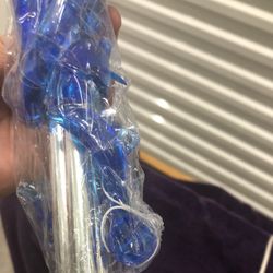 Plastic Blue Dolphins Chimes Still In Plastic
