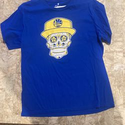 Day Of The Dead Golden State Warrior T Shirt