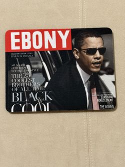 Ebony Black Cool Mouse Pad
