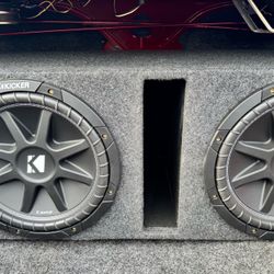 Kicker Comp 12” subs and 1500 watt amp