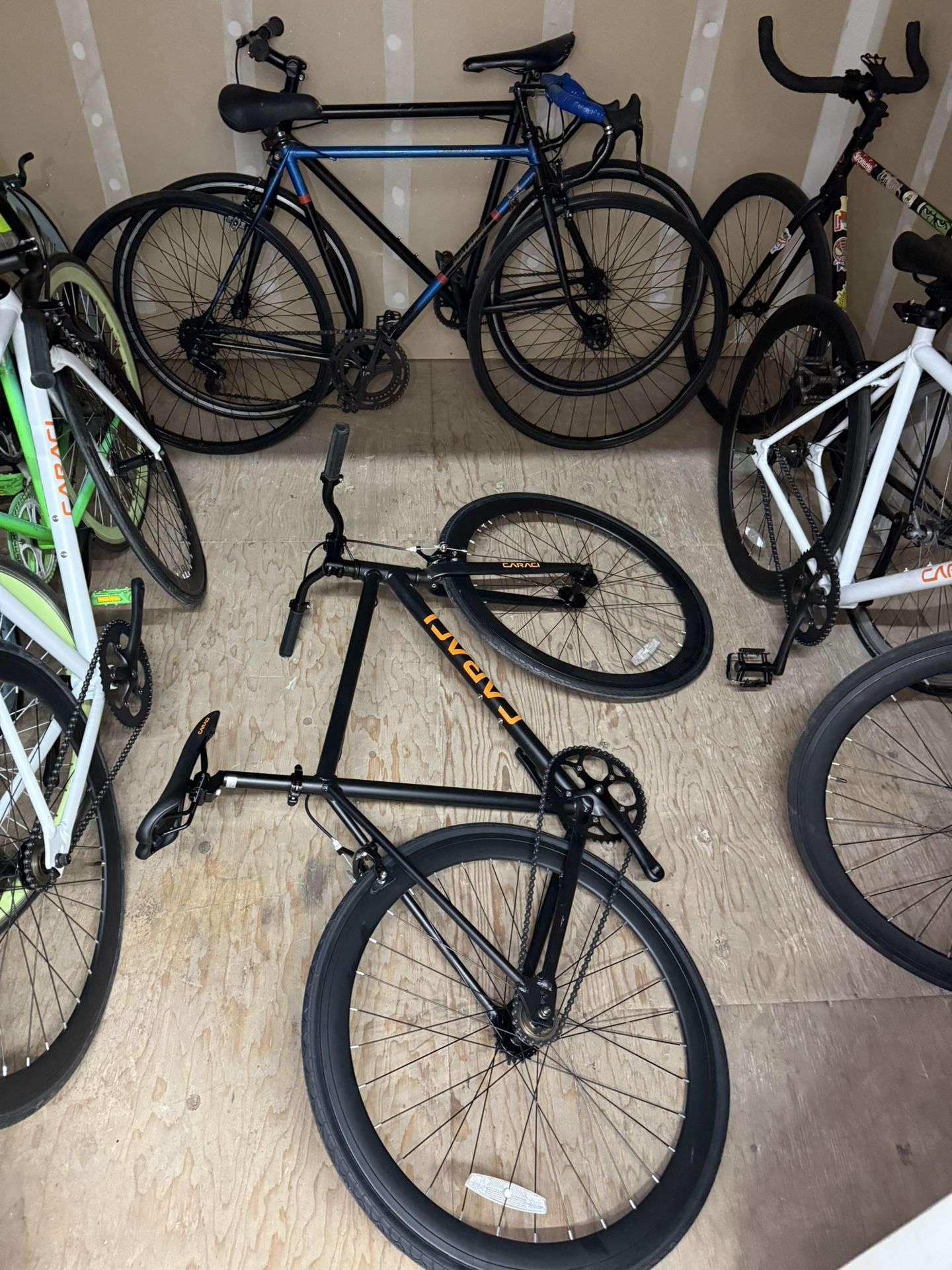 Fixie and Road Bikes