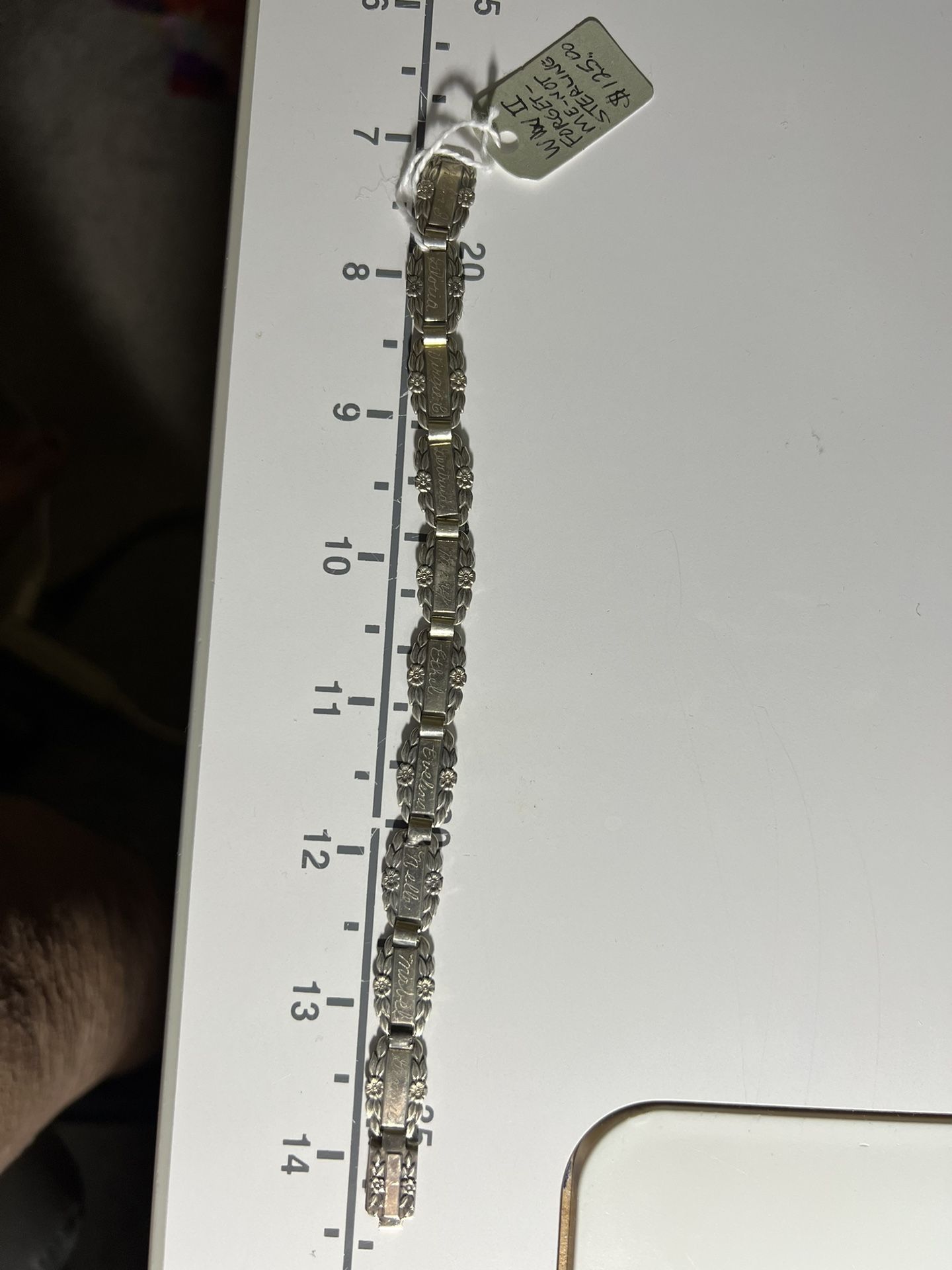 WWII Forget me not Bracelet