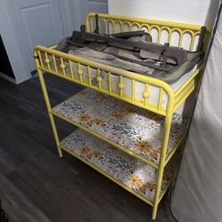 Metal Vintage Changing Table 