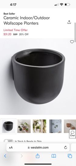 West Elm Hanging Flower Pots