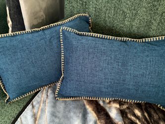 New 2 piece 12x20 decor pillows