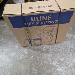 ULINE Poly Strapping Rolls – 1/2” x 9000 ft
Industrial plastic strapping for boxes and pallets.