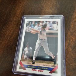 Boston Red Sox Wade Boggs Baseball Cards Lot 