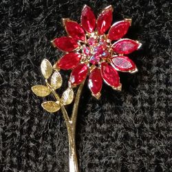 Vintage Flower Brooch Fashion Jewelry 