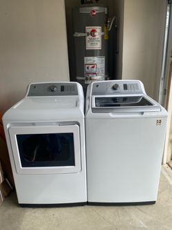 Washer and gas dryer