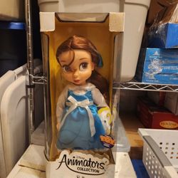 NEW Disney Animators' Collection Belle Doll - 16 Inch Beauty And The Beast 
