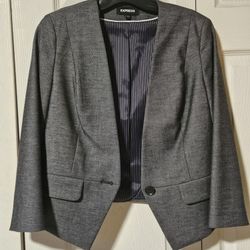 Express Gray Blazer