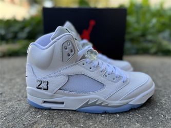 Air Jordan 5 Retro 'White Metallic'
