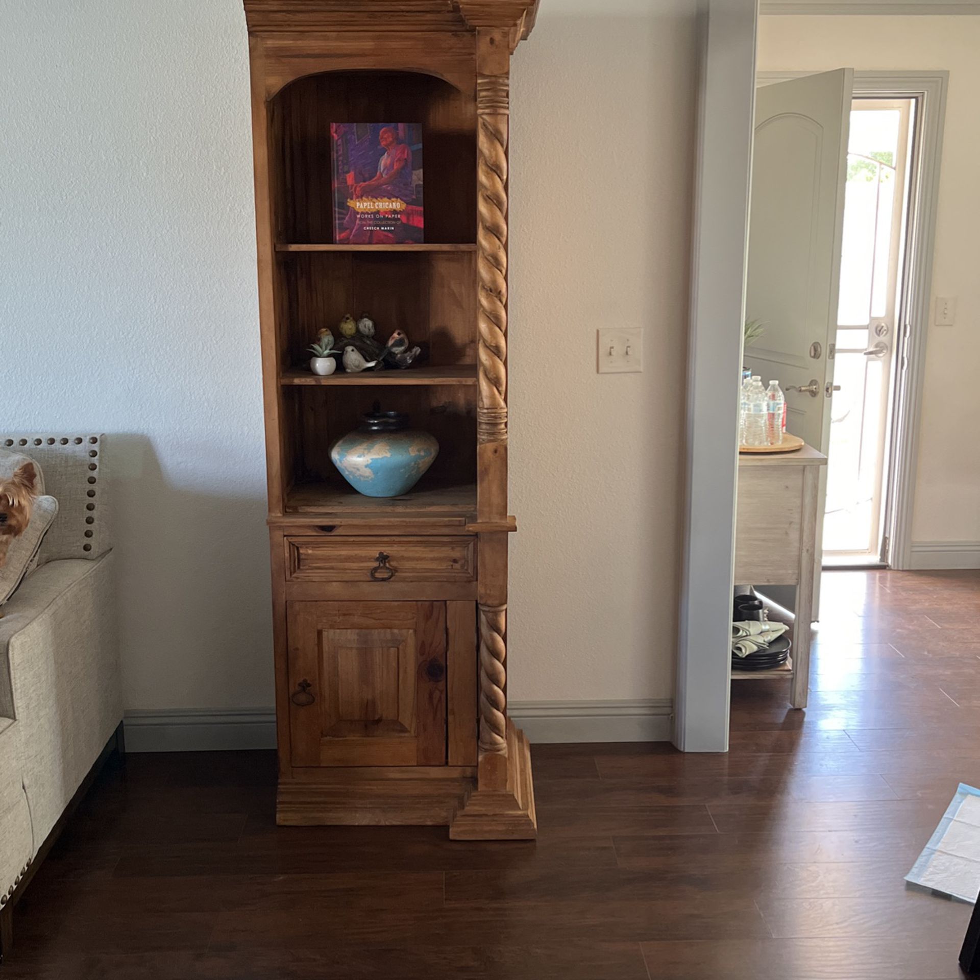 Two Rustic Cabinets 6feet Tall 