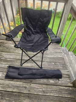 Brand New! - Black collapsible beach/ camping chair