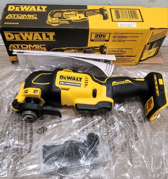 DEWALT ATOMIC 20V MAX CORDLESS BRUSHLESS OSCILLATING MULTI-TOOL (TOOL ONLY)