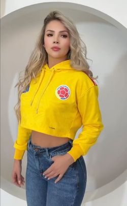 hoodies, unisex crop tops, children's Colombia national team World Cup 2026