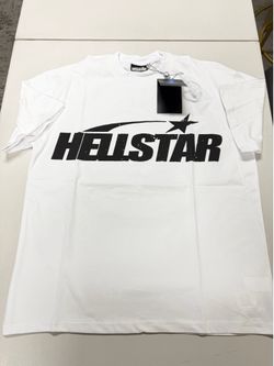 HELLSTAR MENS WHITE T-SHIRT SIZE LARGE