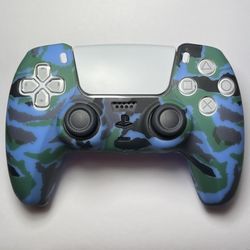 Blue Camo Ps5 Grip