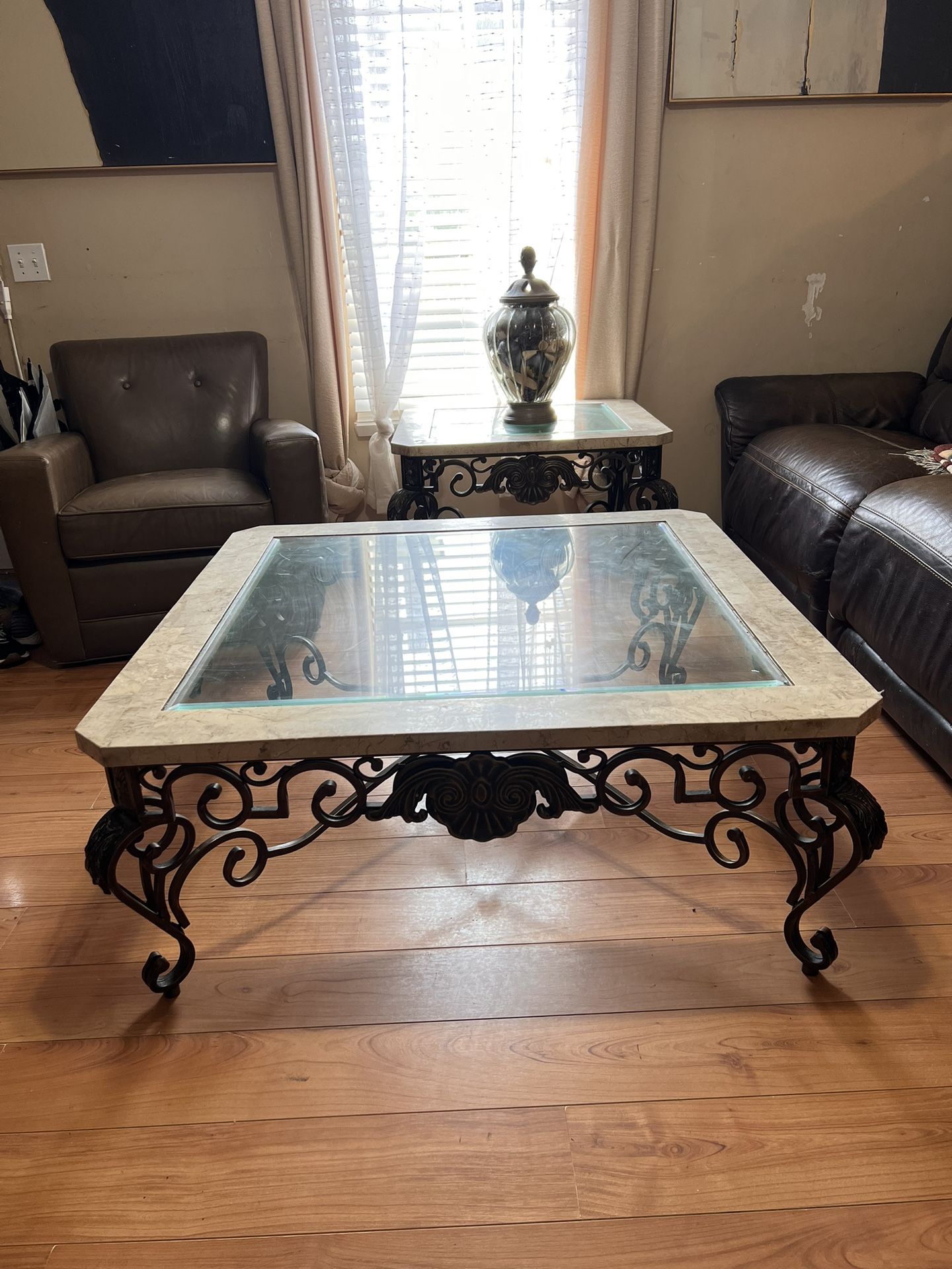 Large Coffee Table And End Table