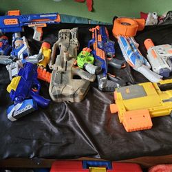 Lot Of Nerf Guns