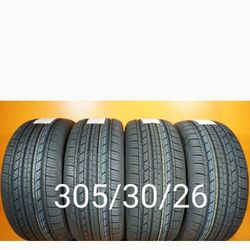 4 New Tires For Sale 305/30/26 We Service Motorcycle Tires