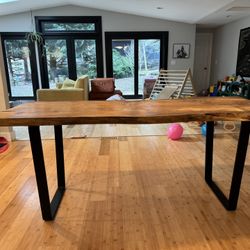 Live Edge Wood Dining Table