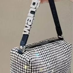 Alexander wang. Bag. Pouch in crystal mesh