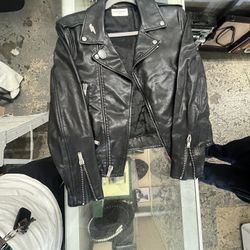 Saint Laurent Ladies Leather Jacket 