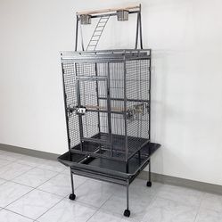 BRAND NEW $155 Large 68-inch Tall Bird Cage with Rolling Stand for Parrots Parakeets Cockatiel Lovebird 