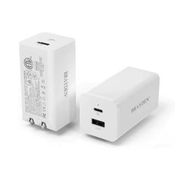 BRAYDEN 66W GaN USB Type C Fast Charger QC-PD 3.0 Laptop Adapters white