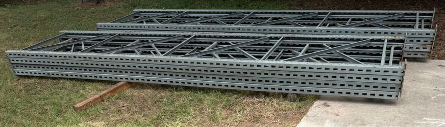 Used Keystone Pallet Racking Lot - 16ft Tall (Disassembled & Banded)