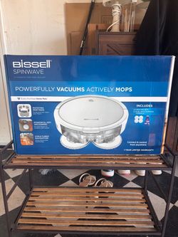 BISSELL SpinWave 2-in-1 Robot Vacuum & Mop – Brand New Sealed