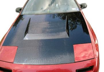 Blemished 1986-1991 Mazda RX-7 Carbon Creations D-1 Hood - 1 Piece