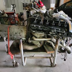 3.0 Engine complete with Turbos and 6-spd Transmission