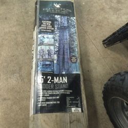 Rivers Edge 2 Man Tree Stand With New Pivot Lock Down System