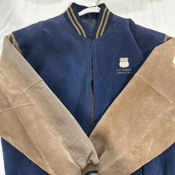 Leather Union Pacific Railroad Jacket