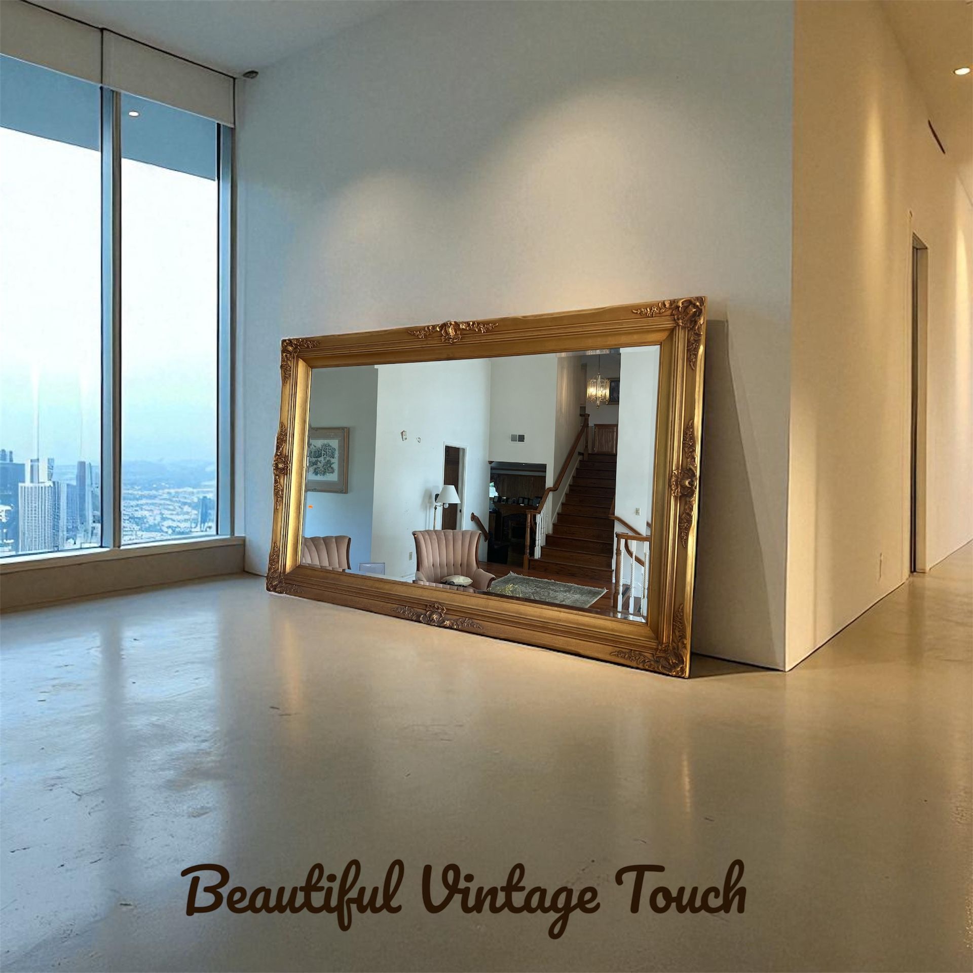 A Gorgeous Vintage Large Mirror