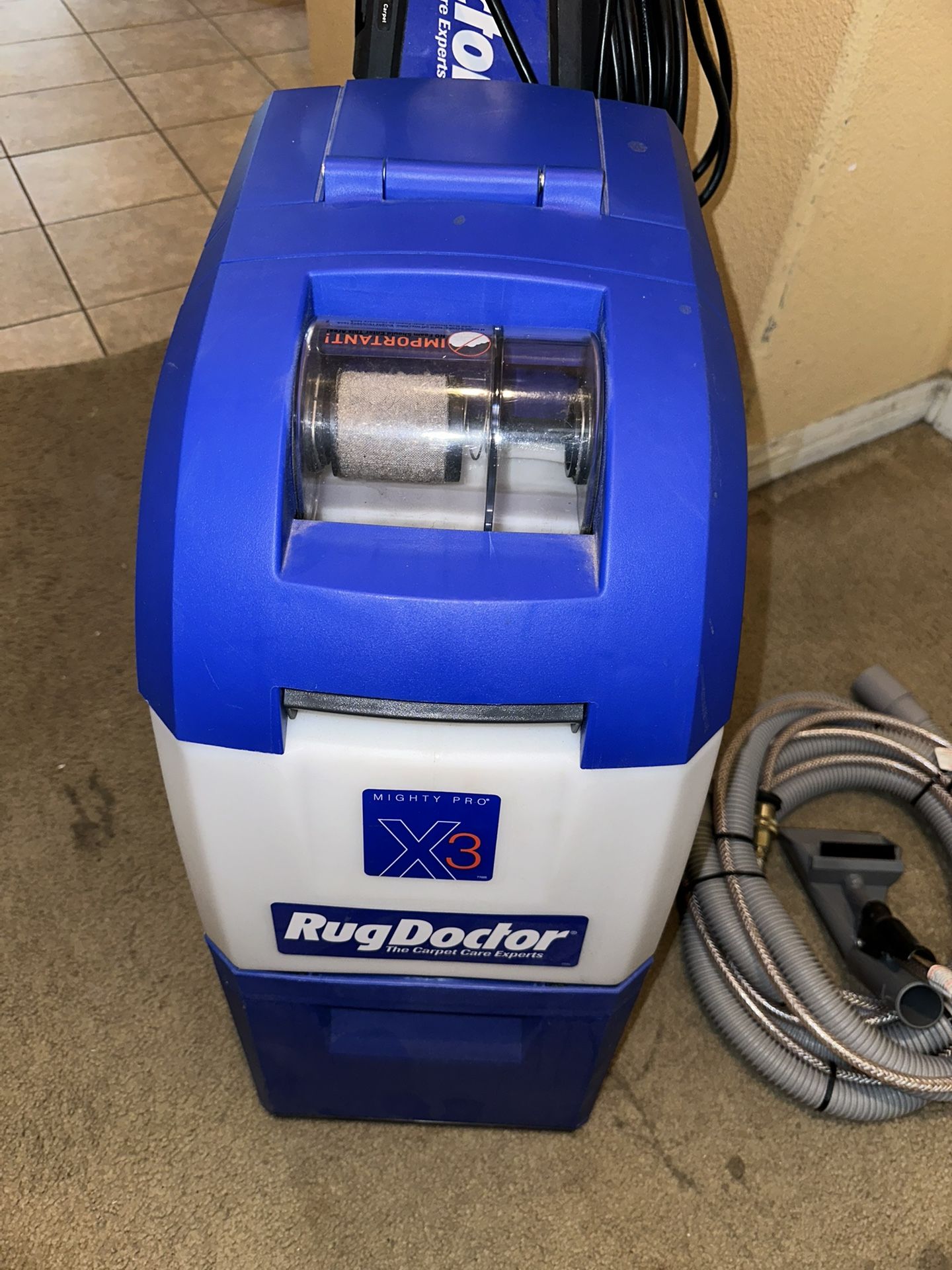 Rug Doctor Mighty Pro X3