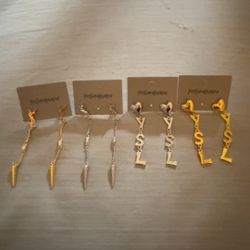 YSL earrings ($40 Each)